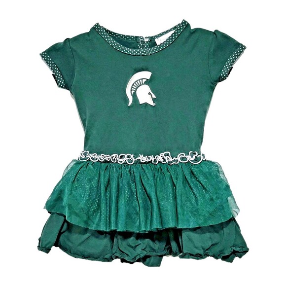 Two Feet Ahead Other - Michigan State Tutu Dress 3T Toddler Girls Two Feet Ahead Green White Spartans